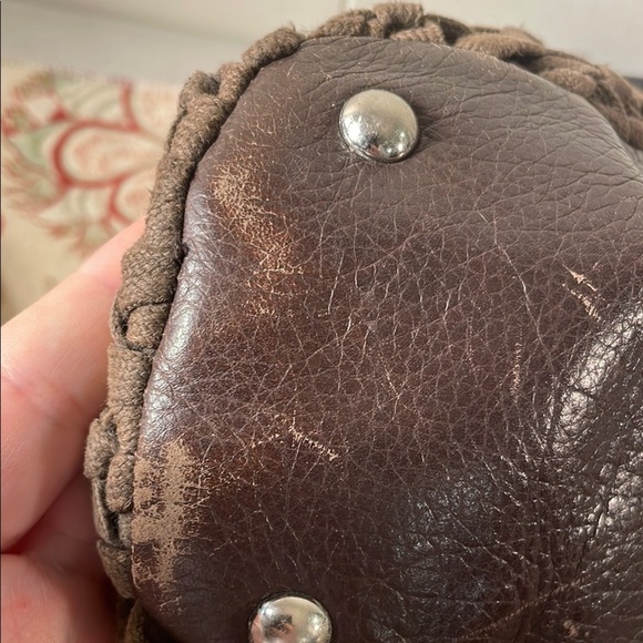 Banana Republic Brown Shoulder Bag with Quilted Pattern - Picture 10 of 16